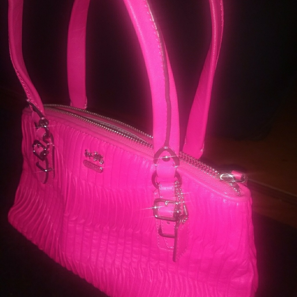 Hot Pink Coach Purse